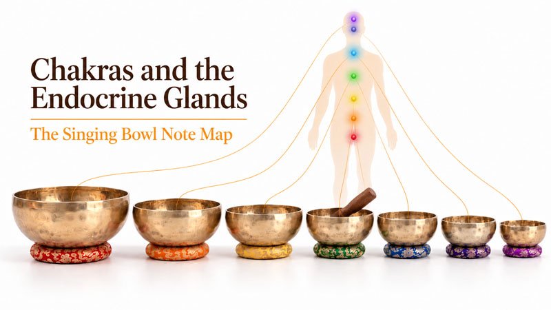 Chakras and the Endocrine Glands - The Singing Bowl Note Map