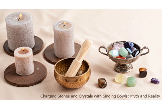Charging Stones and Crystals with Singing Bowls: Myth and Reality
