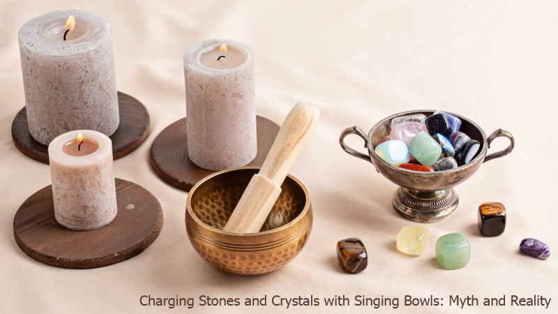 Charging Stones and Crystals with Singing Bowls: Myth and Reality