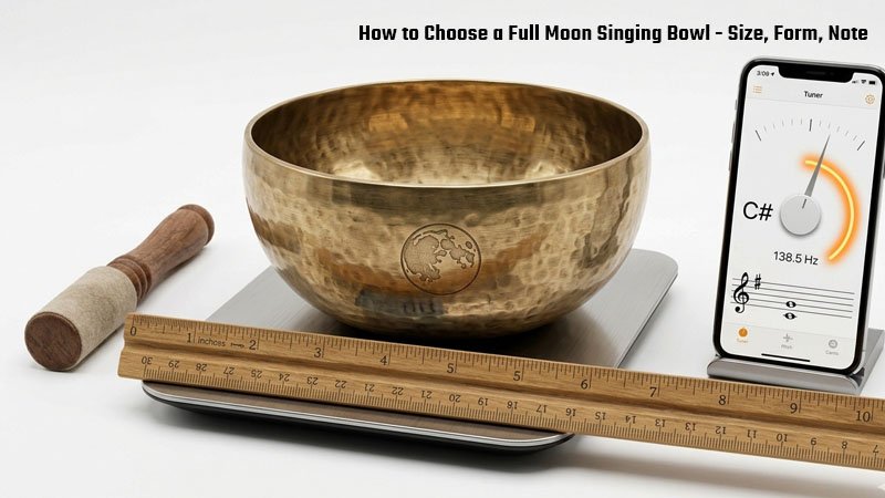 How to Choose a Full Moon Singing Bowl - Size, Form and Note