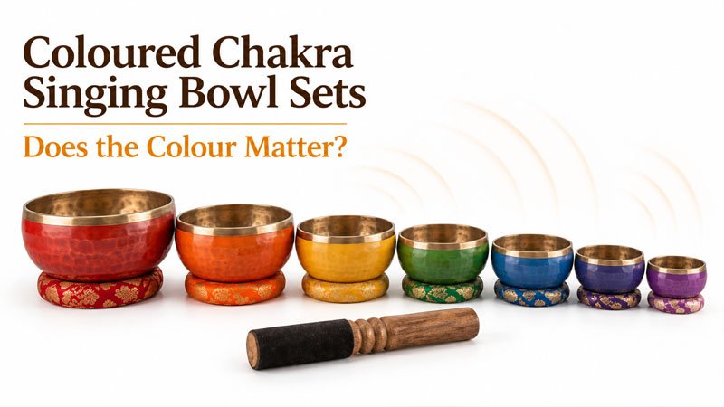 Coloured Chakra Singing Bowl Sets - Does the Colour Matter?