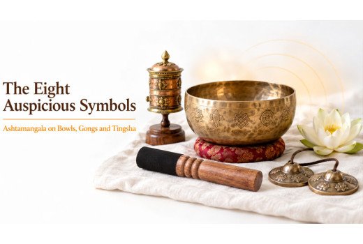 Eight Auspicious Symbols - The Ashtamangala on Bowls, Gongs and Tingsha