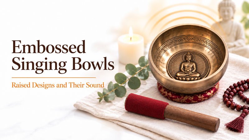 Embossed Singing Bowls - How Raised Designs Are Made and What They Do to the Sound