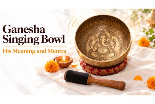 Ganesha Singing Bowl - Meaning of Ganesha and His Mantra on a Bowl