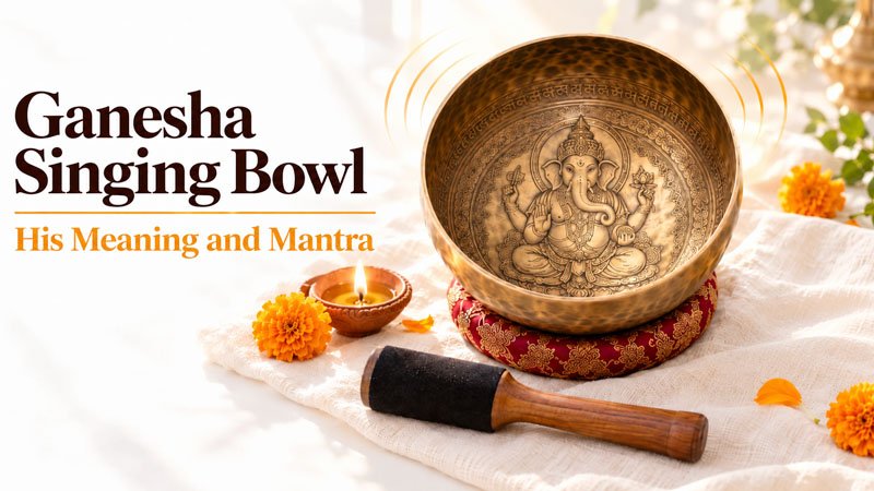 Ganesha Singing Bowl - Meaning of Ganesha and His Mantra on a Bowl