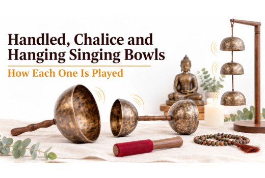 Handled, Chalice and Hanging Singing Bowls - How to Play