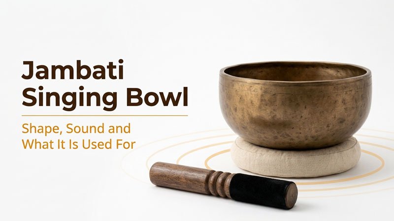 Jambati Singing Bowl - Shape, Sound and What It Is Used For