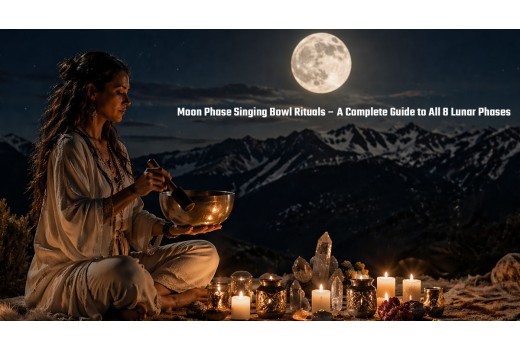  Moon Phase Singing Bowl Rituals – A Complete Guide to All 8 Lunar Phases