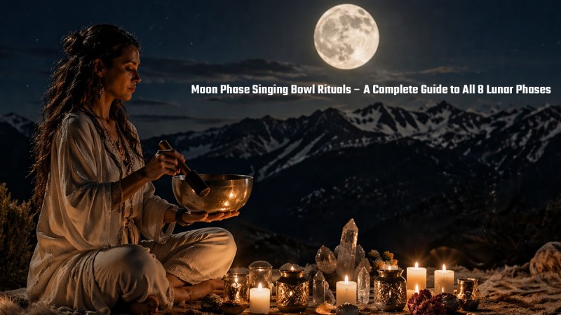  Moon Phase Singing Bowl Rituals – A Complete Guide to All 8 Lunar Phases