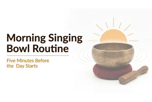 Morning Singing Bowl Routine - Five Minutes Before the Day Starts