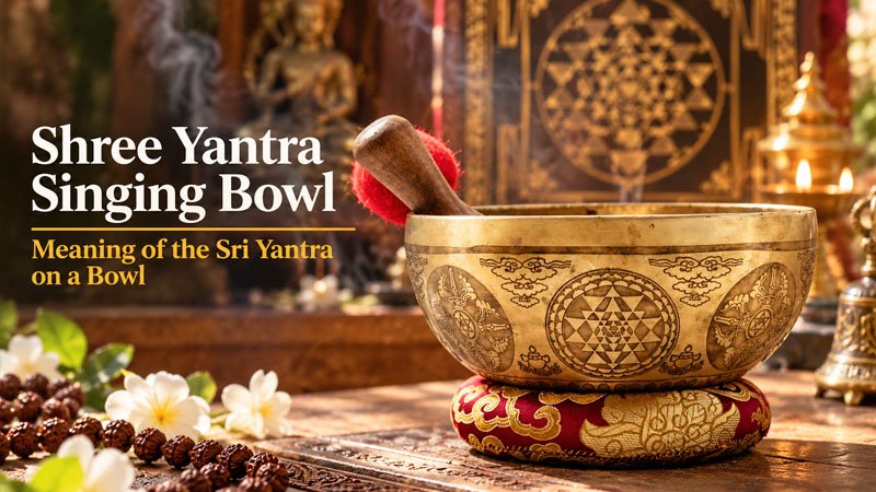 Shree Yantra Singing Bowl - Meaning of the Sri Yantra on a Bowl