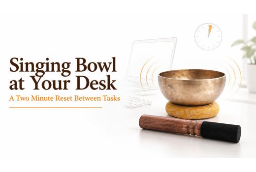 Singing Bowl at Your Desk - A Two Minute Reset Between Tasks
