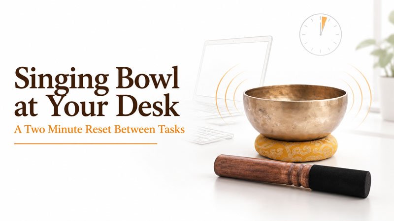 Singing Bowl at Your Desk - A Two Minute Reset Between Tasks