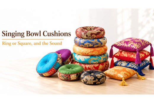 Singing Bowl Cushions - Ring or Square, and Does It Change the Sound?