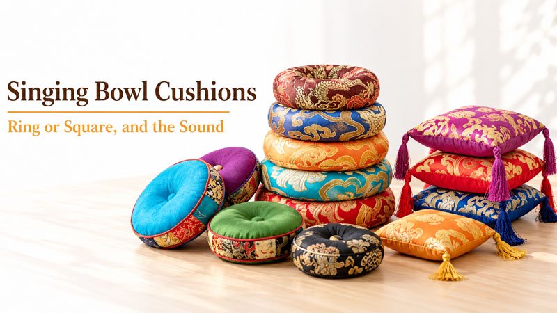 Singing Bowl Cushions - Ring or Square, and Does It Change the Sound?