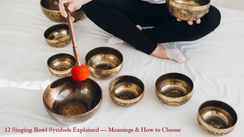  Singing Bowl Symbols Explained: 12 Sacred Engravings and What They Mean for Your Practice
