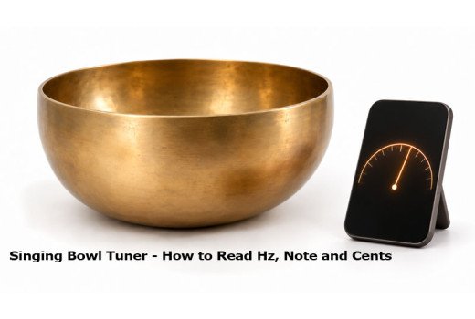 Singing Bowl Tuner - How to Read Hz, Note and Cents for Your Bowl