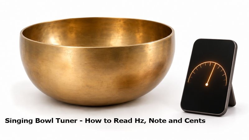 Singing Bowl Tuner - How to Read Hz, Note and Cents for Your Bowl