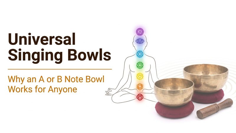Universal Singing Bowls - Why an A or B Note Bowl Works for Anyone
