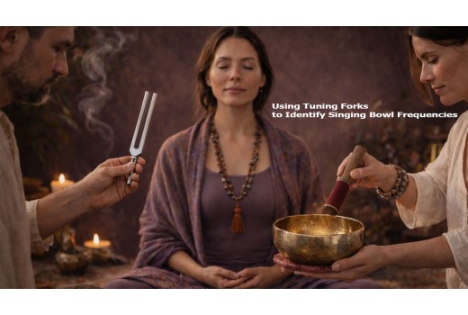 Using Tuning Forks to Identify Singing Bowl Frequencies