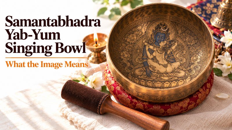 Samantabhadra Yab-Yum Singing Bowl - What the Image Means