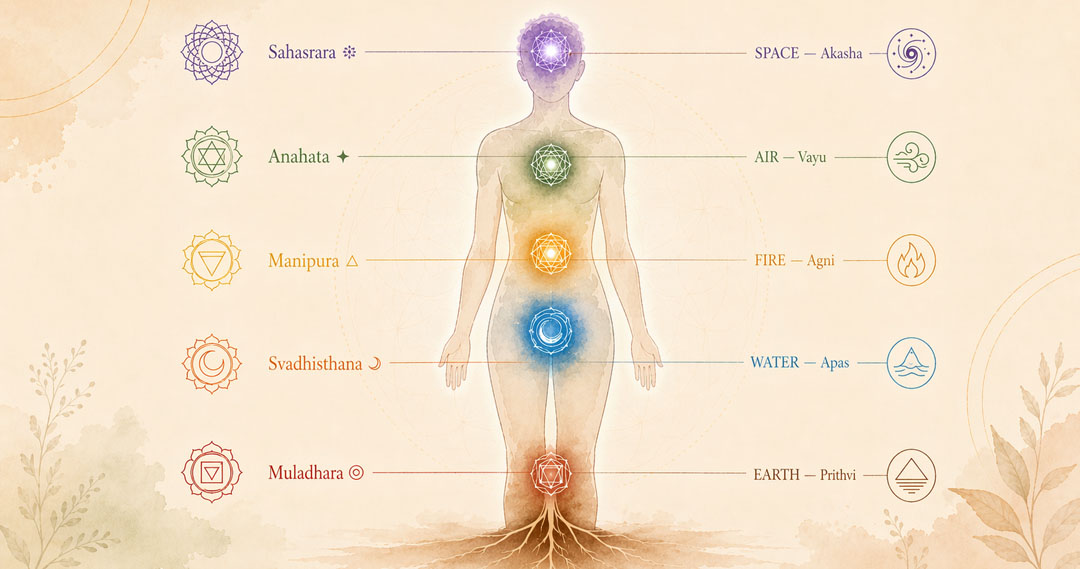 5 Element of Life and Chakra