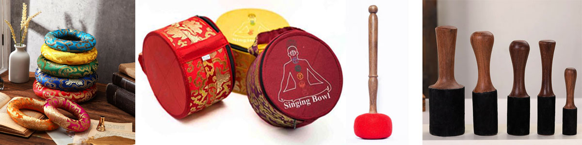 Singing Bowl Accessories – Cushions, Mallets, Bags – DharmaTool