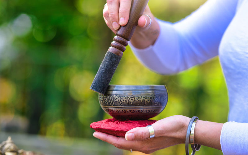 Bronze Tibetan Singing Bowl Type Bronze Tibetan singing bowl type handmade in Nepal
