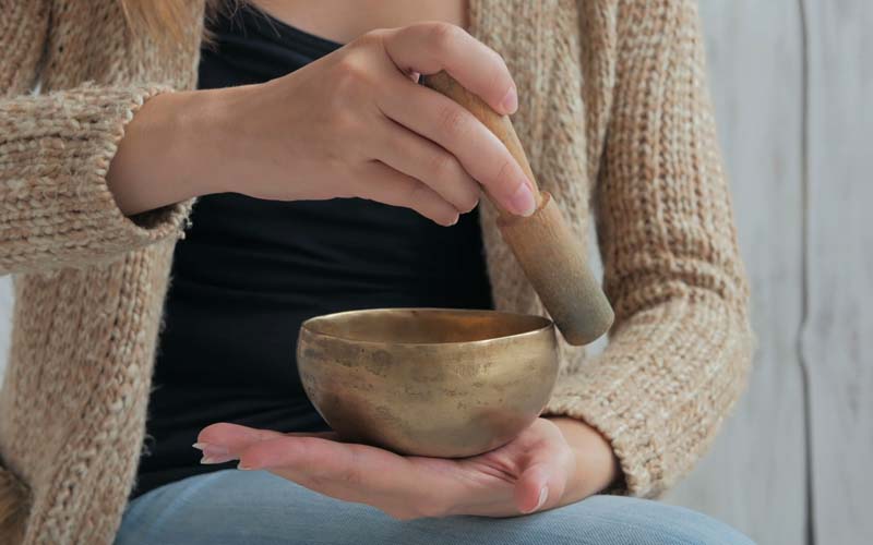 Handmade Tibetan Singing Bowl - Traditional Simple Handmade Singing Bowl from Nepal