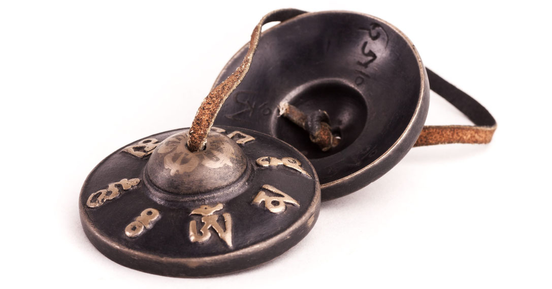 Mantra Embossed Tingsha Bell