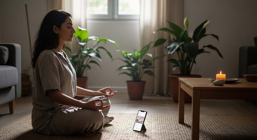 Meditation with App