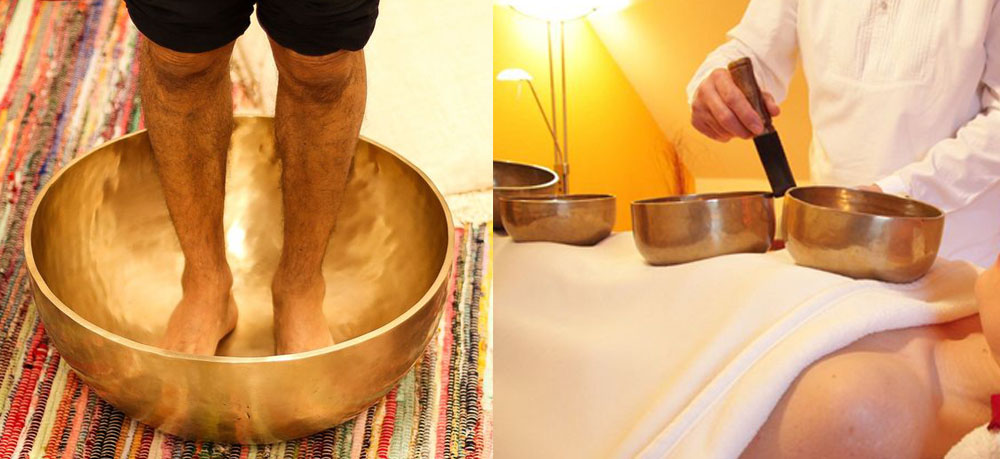 Standing and Massage Tibetan Singing Bowl