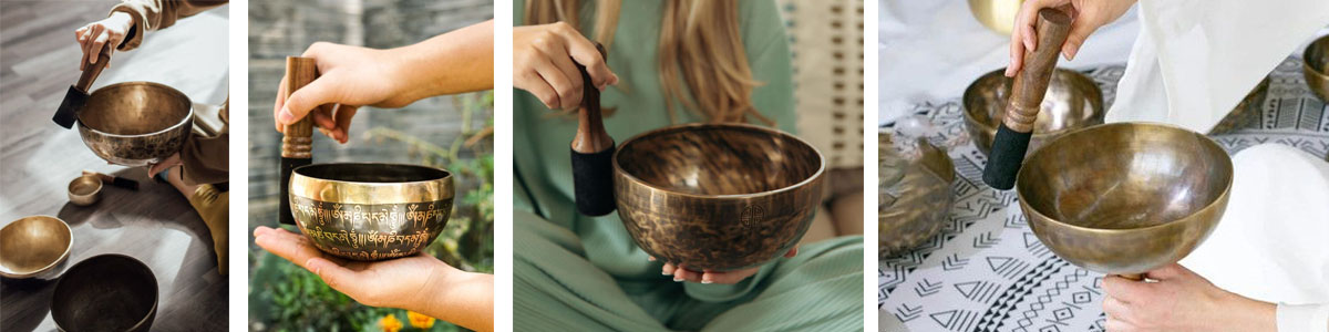 Tibetan Singing Bowls Banner - DharmaTool