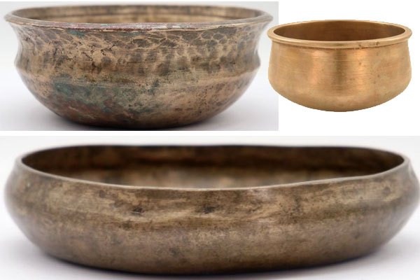 Rare and specialty Tibetan singing bowls showcasing unique Himalayan forms and craftsmanship