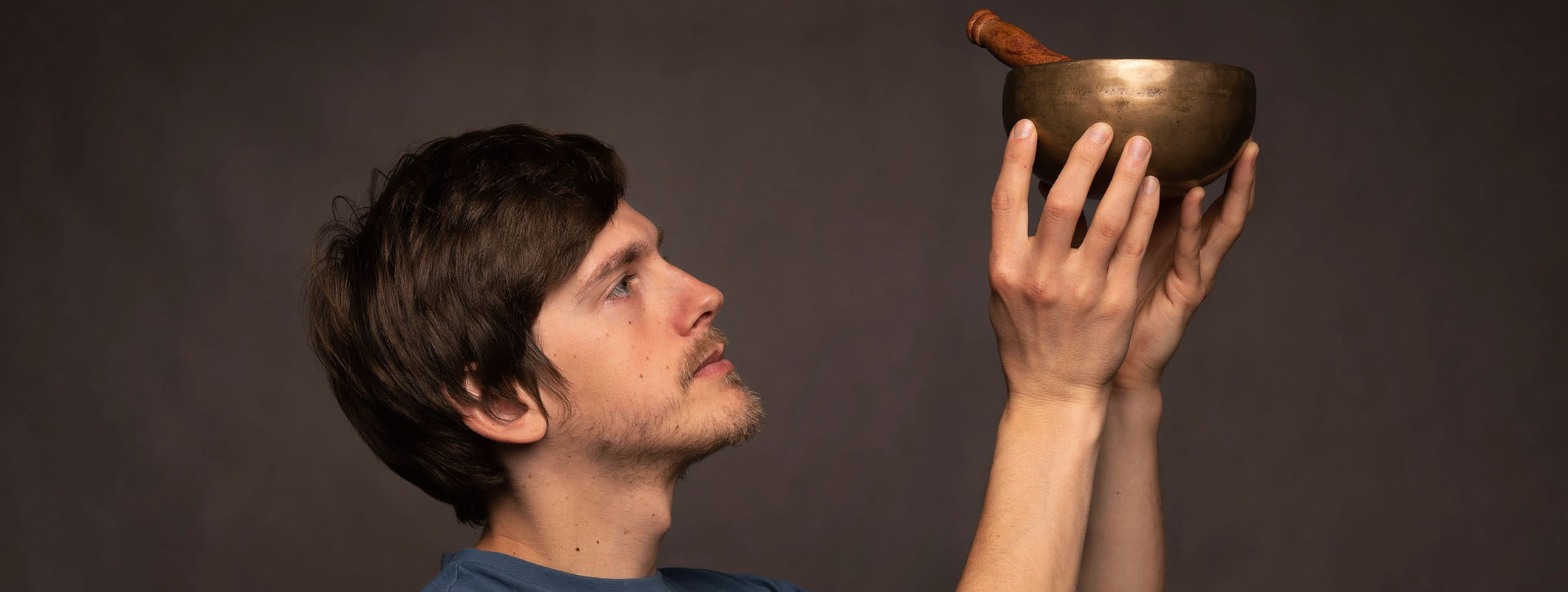 Inspecting the Finish of a Singing Bowl