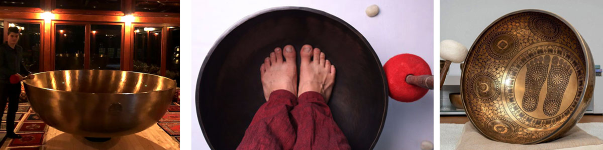 Large Standing Tibetan Singing Bowls for Sound Healing – DharmaTool