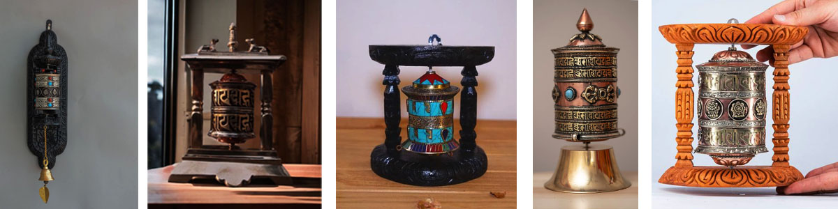 Table-Top and Wall-Hanging Tibetan Prayer Wheels – DharmaTool